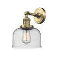 Innovations Lighting Large Bell 1 Light Semi-Flush Mount Part Of The Franklin Restoration Collection 201F-AB-G74