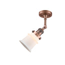 Innovations Lighting Small Canton 1 Light Semi-Flush Mount Part Of The Franklin Restoration Collection 201F-AC-G181S