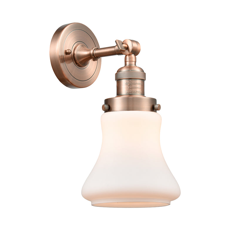 Innovations Lighting Bellmont 1 Light Semi-Flush Mount Part Of The Franklin Restoration Collection 201F-AC-G191