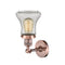 Innovations Lighting Bellmont 1 Light Semi-Flush Mount Part Of The Franklin Restoration Collection 201F-AC-G194-LED