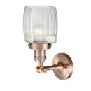 Innovations Lighting Colton 1 Light Semi-Flush Mount Part Of The Franklin Restoration Collection 201F-AC-G302-LED