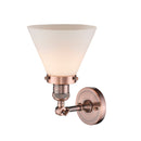 Innovations Lighting Large Cone 1 Light Semi-Flush Mount Part Of The Franklin Restoration Collection 201F-AC-G41