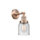 Innovations Lighting Small Bell 1 Light Semi-Flush Mount Part Of The Franklin Restoration Collection 201F-AC-G54-LED