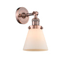 Innovations Lighting Small Cone 1 Light Semi-Flush Mount Part Of The Franklin Restoration Collection 201F-AC-G61