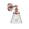 Innovations Lighting Small Cone 1 Light Semi-Flush Mount Part Of The Franklin Restoration Collection 201F-AC-G62