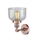 Innovations Lighting Large Bell 1 Light Semi-Flush Mount Part Of The Franklin Restoration Collection 201F-AC-G74-LED