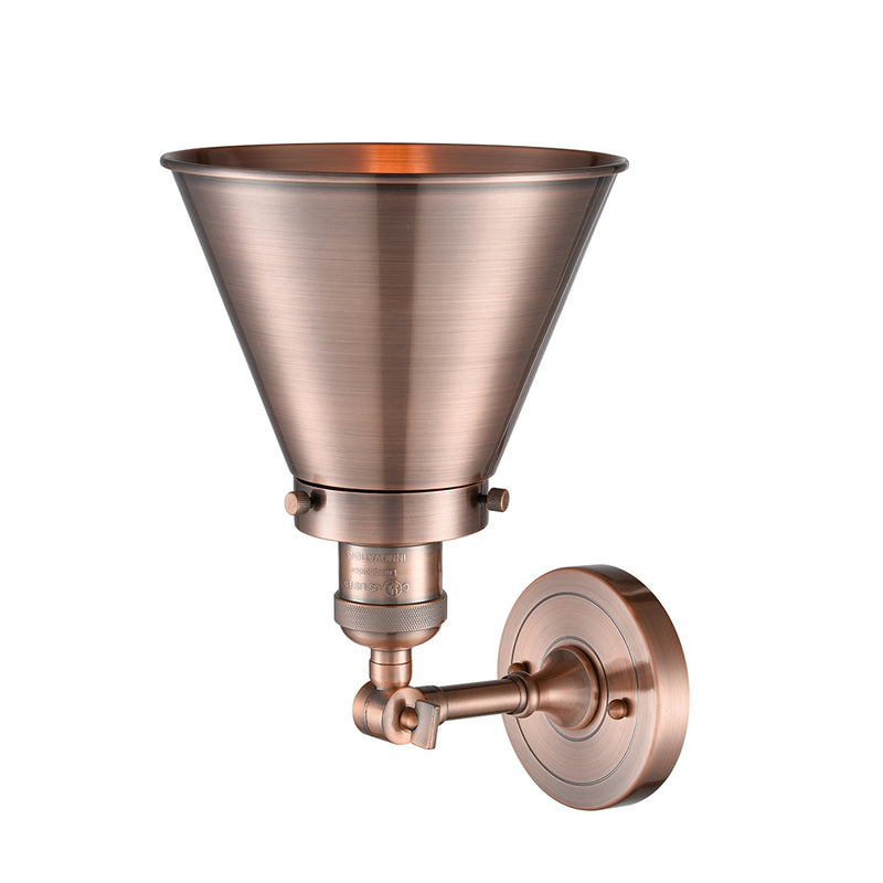 Innovations Lighting Appalachian 1 Light Semi-Flush Mount Part Of The Franklin Restoration Collection 201F-AC-M13-AC