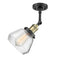 Innovations Lighting Fulton 1 Light Semi-Flush Mount Part Of The Franklin Restoration Collection 201F-BAB-G172