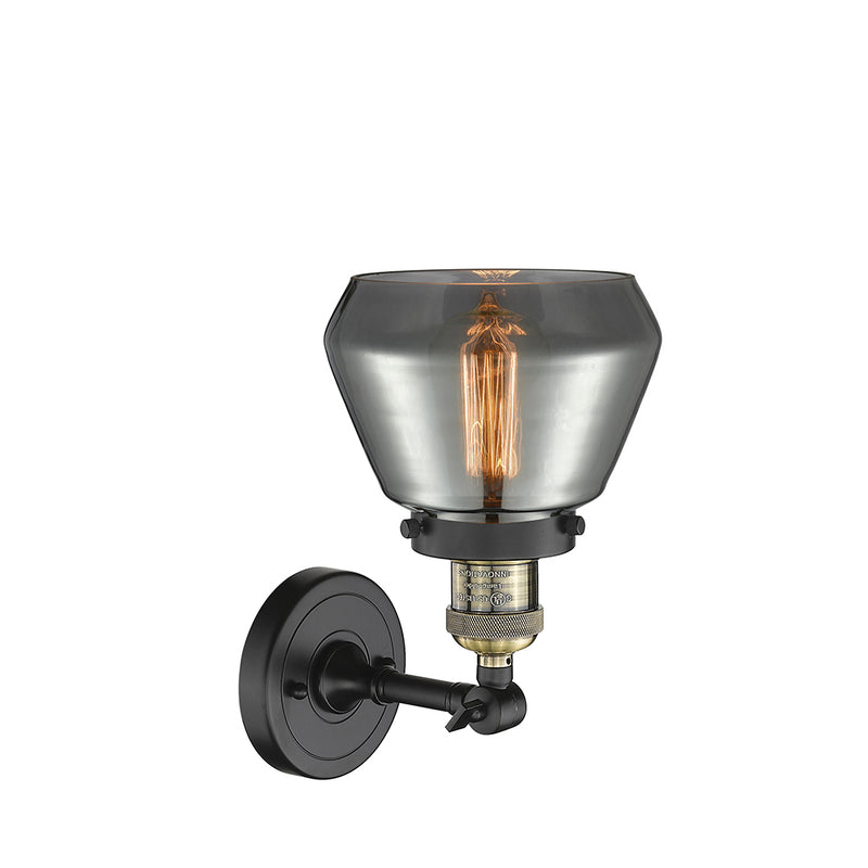 Innovations Lighting Fulton 1 Light Semi-Flush Mount Part Of The Franklin Restoration Collection 201F-BAB-G173