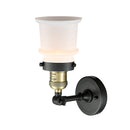 Innovations Lighting Small Canton 1 Light Semi-Flush Mount Part Of The Franklin Restoration Collection 201F-BAB-G181S-LED