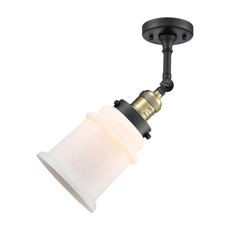 Innovations Lighting Canton 1 Light Semi-Flush Mount Part Of The Franklin Restoration Collection 201F-BAB-G181