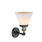 Innovations Lighting Large Cone 1 Light Semi-Flush Mount Part Of The Franklin Restoration Collection 201F-BAB-G41