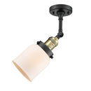 Innovations Lighting Small Bell 1 Light Semi-Flush Mount Part Of The Franklin Restoration Collection 201F-BAB-G51