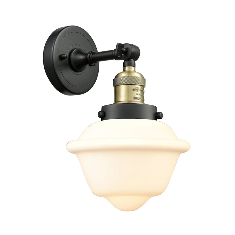 Innovations Lighting Small Oxford 1 Light Semi-Flush Mount Part Of The Franklin Restoration Collection 201F-BAB-G531-LED