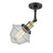 Innovations Lighting Small Oxford 1 Light Semi-Flush Mount Part Of The Franklin Restoration Collection 201F-BAB-G534