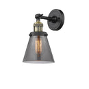 Innovations Lighting Small Cone 1 Light Semi-Flush Mount Part Of The Franklin Restoration Collection 201F-BAB-G63