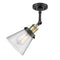 Innovations Lighting Small Cone 1 Light Semi-Flush Mount Part Of The Franklin Restoration Collection 201F-BAB-G64