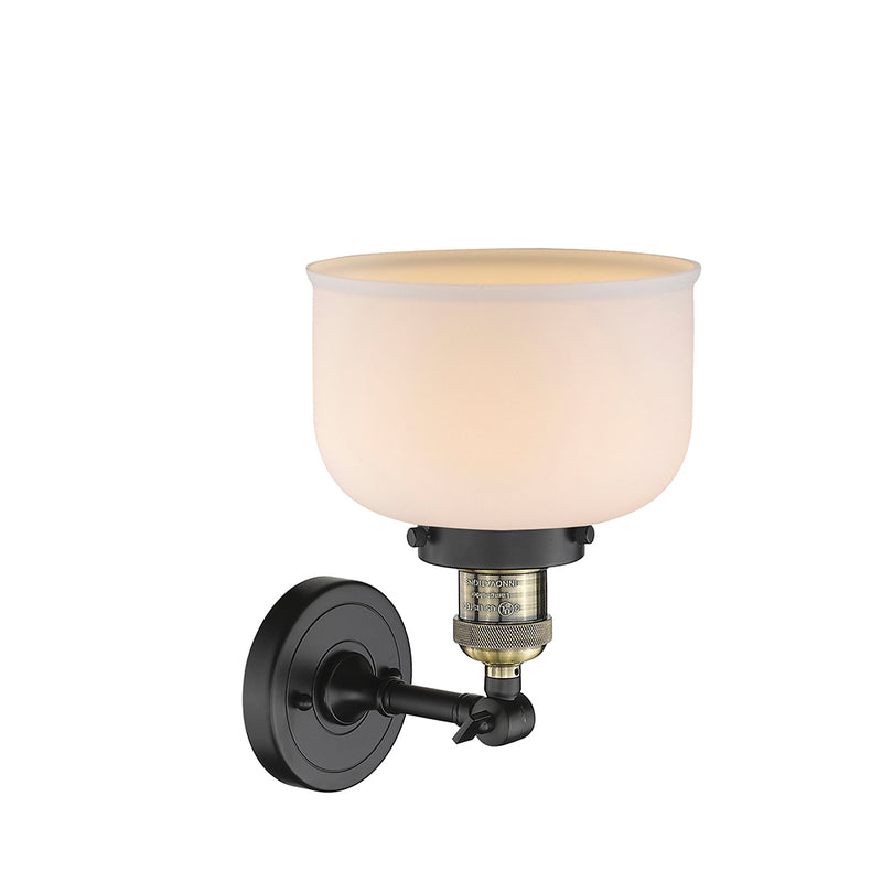 Innovations Lighting Large Bell 1 Light Semi-Flush Mount Part Of The Franklin Restoration Collection 201F-BAB-G71-LED