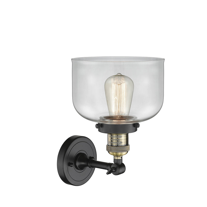 Innovations Lighting Large Bell 1 Light Semi-Flush Mount Part Of The Franklin Restoration Collection 201F-BAB-G72