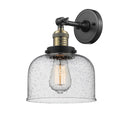 Innovations Lighting Large Bell 1 Light Semi-Flush Mount Part Of The Franklin Restoration Collection 201F-BAB-G74