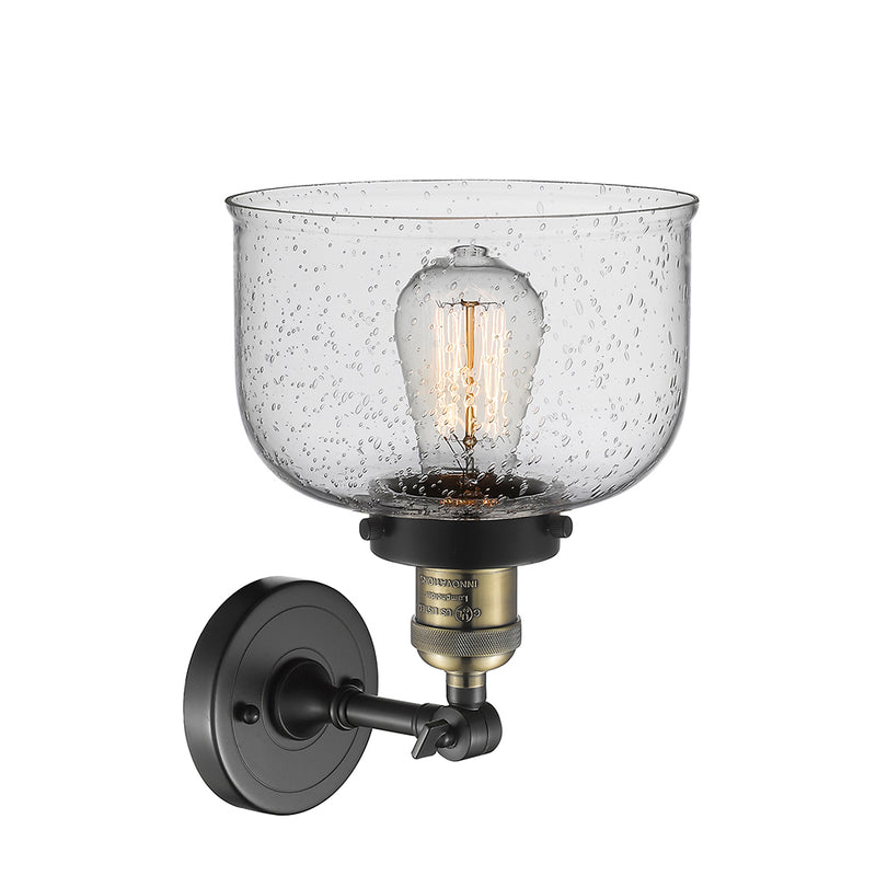 Innovations Lighting Large Bell 1 Light Semi-Flush Mount Part Of The Franklin Restoration Collection 201F-BAB-G74