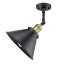 Innovations Lighting Briarcliff 1 Light Semi-Flush Mount Part Of The Franklin Restoration Collection 201F-BAB-M10-BK