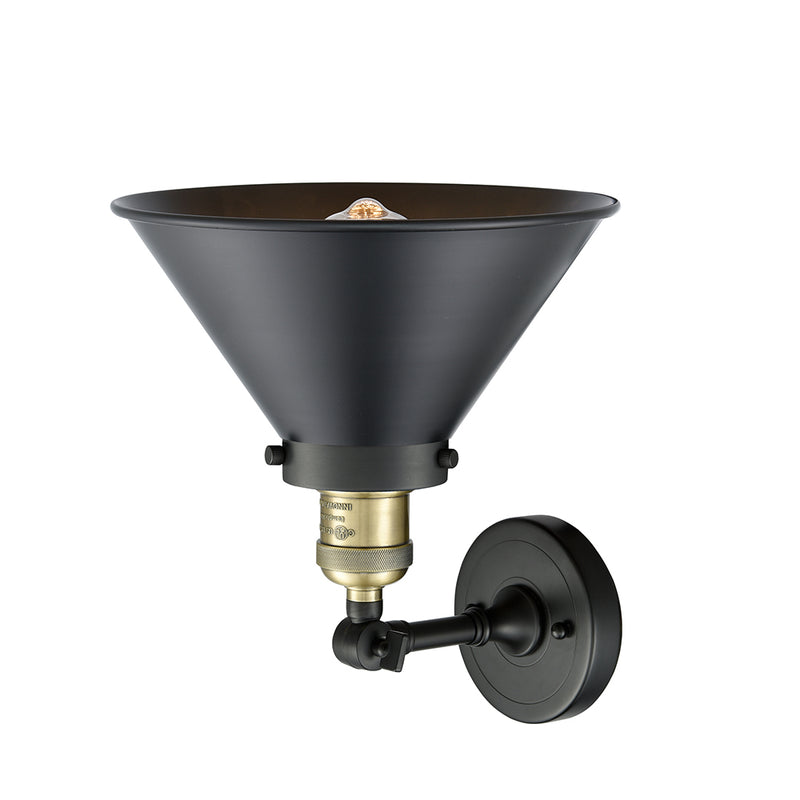 Innovations Lighting Briarcliff 1 Light Semi-Flush Mount Part Of The Franklin Restoration Collection 201F-BAB-M10-BK