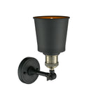 Innovations Lighting Addison 1 Light Semi-Flush Mount Part Of The Franklin Restoration Collection 201F-BAB-M9-BK-LED