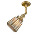 Innovations Lighting Chatham 1 Light Semi-Flush Mount Part Of The Franklin Restoration Collection 201F-BB-G146