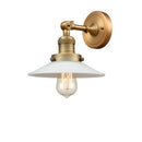 Innovations Lighting Halophane 1 Light Semi-Flush Mount Part Of The Franklin Restoration Collection 201F-BB-G1-LED