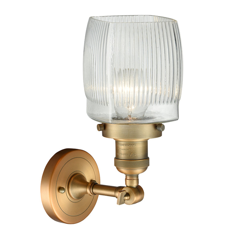 Innovations Lighting Colton 1 Light Semi-Flush Mount Part Of The Franklin Restoration Collection 201F-BB-G302