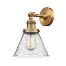 Innovations Lighting Large Cone 1 Light Semi-Flush Mount Part Of The Franklin Restoration Collection 201F-BB-G44-LED