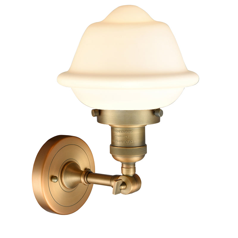 Innovations Lighting Small Oxford 1 Light Semi-Flush Mount Part Of The Franklin Restoration Collection 201F-BB-G531