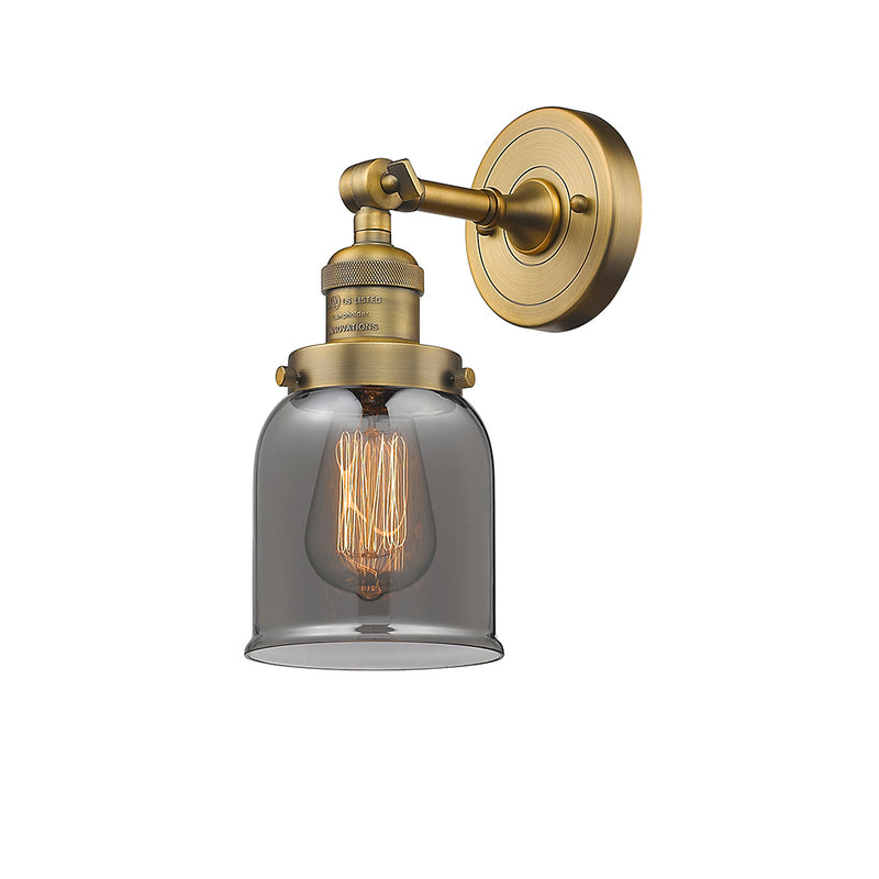 Innovations Lighting Small Bell 1 Light Semi-Flush Mount Part Of The Franklin Restoration Collection 201F-BB-G53