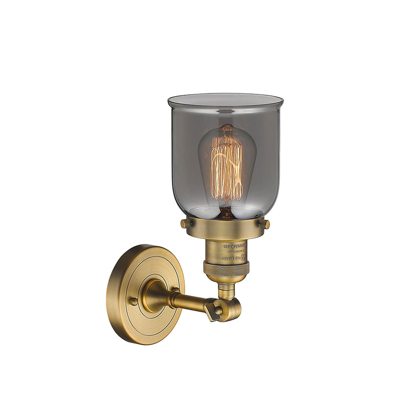 Innovations Lighting Small Bell 1 Light Semi-Flush Mount Part Of The Franklin Restoration Collection 201F-BB-G53-LED