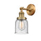 Innovations Lighting Small Bell 1 Light Semi-Flush Mount Part Of The Franklin Restoration Collection 201F-BB-G54-LED