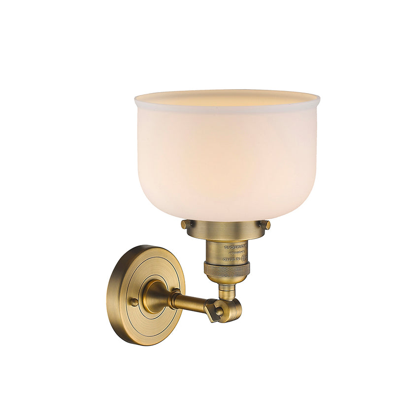 Innovations Lighting Large Bell 1 Light Semi-Flush Mount Part Of The Franklin Restoration Collection 201F-BB-G71