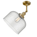 Innovations Lighting X-Large Bell 1 Light Semi-Flush Mount Part Of The Franklin Restoration Collection 201F-BB-G74-L