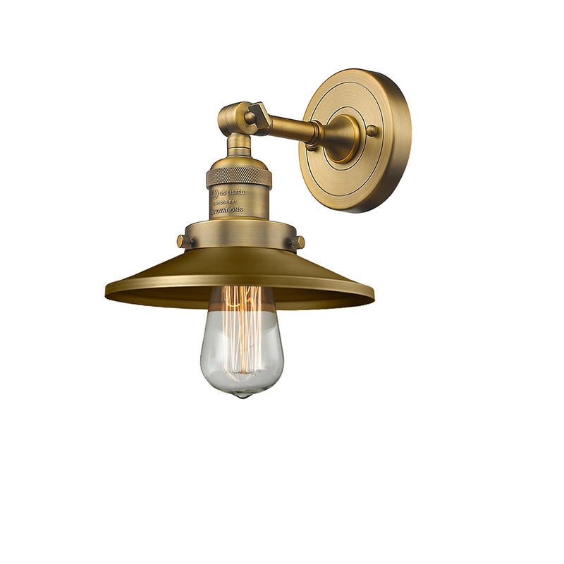 Innovations Lighting Railroad 1 Light Semi-Flush Mount Part Of The Franklin Restoration Collection 201F-BB-M4