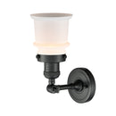 Innovations Lighting Small Canton 1 Light Semi-Flush Mount Part Of The Franklin Restoration Collection 201F-BK-G181S-LED