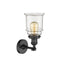 Innovations Lighting Canton 1 Light Semi-Flush Mount Part Of The Franklin Restoration Collection 201F-BK-G182