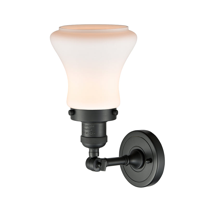 Innovations Lighting Bellmont 1 Light Semi-Flush Mount Part Of The Franklin Restoration Collection 201F-BK-G191