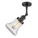 Innovations Lighting Bellmont 1 Light Semi-Flush Mount Part Of The Franklin Restoration Collection 201F-BK-G192-LED