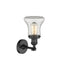 Innovations Lighting Bellmont 1 Light Semi-Flush Mount Part Of The Franklin Restoration Collection 201F-BK-G192