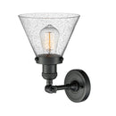 Innovations Lighting Large Cone 1 Light Semi-Flush Mount Part Of The Franklin Restoration Collection 201F-BK-G44-LED