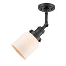 Innovations Lighting Small Bell 1 Light Semi-Flush Mount Part Of The Franklin Restoration Collection 201F-BK-G51