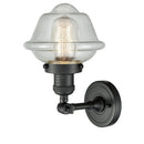 Innovations Lighting Small Oxford 1 Light Semi-Flush Mount Part Of The Franklin Restoration Collection 201F-BK-G534-LED