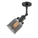 Innovations Lighting Small Bell 1 Light Semi-Flush Mount Part Of The Franklin Restoration Collection 201F-BK-G53