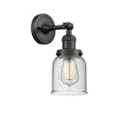 Innovations Lighting Small Bell 1 Light Semi-Flush Mount Part Of The Franklin Restoration Collection 201F-BK-G54