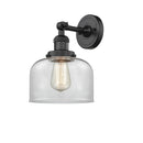 Innovations Lighting Large Bell 1 Light Semi-Flush Mount Part Of The Franklin Restoration Collection 201F-BK-G72